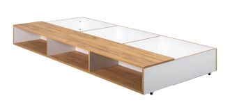 Zásuvka pod postel WOODY bílá/dub kraft zlatý Zásuvka pod postel WOODY bílá/dub kraft zlatý
