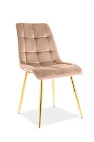CHIC jídelní židle, BLUVEL 28béžová CHIC jídelní židle, BLUVEL 28béžová
