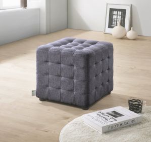 Taburet CUBIX II tm. šedá látka Taburet CUBIX II tm. šedá látka