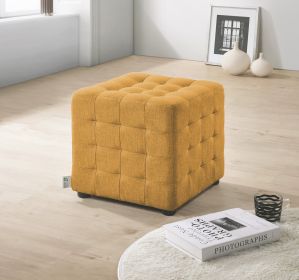 Taburet CUBIX II žlutá látka Taburet CUBIX II žlutá látka
