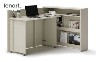 Lenart Work Concept rozkládací psací stůl levý REBECCA kašmír Lenart Work Concept rozkládací psací stůl levý REBECCA kašmír