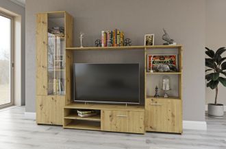 Obývací stěna JUKA dub artisan Obývací stěna JUKA dub artisan