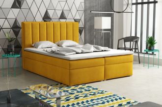 Postel s matrací s ÚP LUCINI BOX 140x200 výběr látek Postel s matrací s ÚP LUCINI BOX 140x200 výběr látek