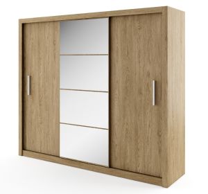 Šatní skříň IDEA 01 dub shetland zrcadlo 250 cm Šatní skříň IDEA 01 dub shetland zrcadlo 250 cm