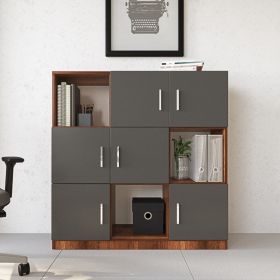 ZYRIE office skříňka, baroko/antracit ZYRIE office skříňka, baroko/antracit