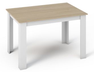 Jídelní stůl MANGA 120x80 sonoma/bílá Jídelní stůl MANGA 120x80 sonoma/bílá