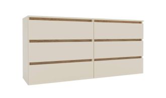 IDEA šuplíková komoda 1600, Satin / Gold Kraft oak IDEA šuplíková komoda 1600, Satin / Gold Kraft oak