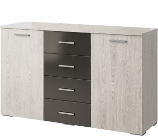 AGADIR kombinovaná komoda, antracit/light artwood AGADIR kombinovaná komoda, antracit/light artwood