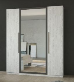 AGADIR šatní skříň 4D, antracit/light artwood AGADIR šatní skříň 4D, antracit/light artwood