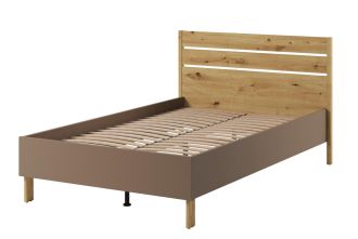 Postel s roštem 120 LIMERA barva dub artisan/lanýž Postel s roštem 120 LIMERA barva dub artisan/lanýž