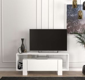 SORITO úzký TV stolek, bílá SORITO úzký TV stolek, bílá