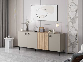 GORTYNA komoda na nožičkách, pískovec GORTYNA komoda na nožičkách, pískovec