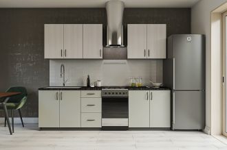 Kuchyňská linka 200 RENATO ash surfside/chinchilla grey Kuchyňská linka 200 RENATO ash surfside/chinchilla grey