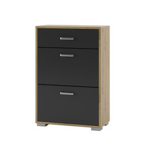 ARBORG skříňka na boty MP-2745, dub Artisan / antracit ARBORG skříňka na boty MP-2745, dub Artisan / antracit