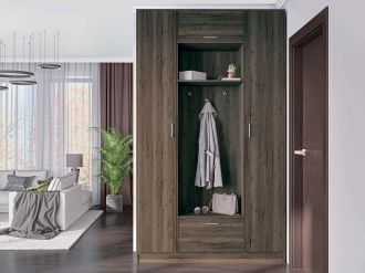 DRESSER 11 předsíňová stěna se skříní, ořech Macadamia DRESSER 11 předsíňová stěna se skříní, ořech Macadamia