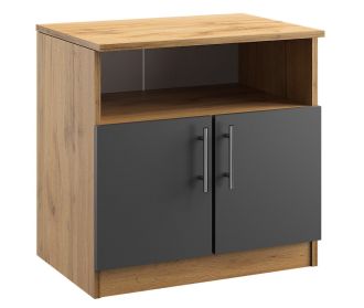 Komoda 2D OFFICE KIT dub apalačský/šedá Komoda 2D OFFICE KIT dub apalačský/šedá