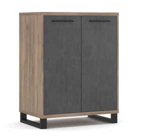 Komoda 2D ROSOLINI barva dub tabaco/matera Komoda 2D ROSOLINI barva dub tabaco/matera
