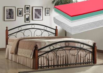 Postel PARIS 180x200 cm + 2 ks matrace LITERA 90 Postel PARIS 180x200 cm + 2 ks matrace LITERA 90