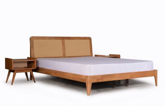 Postel BERNY 180x200 cm barva ořech Postel BERNY 180x200 cm barva ořech