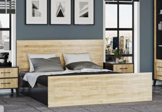 Postel TARIA 90x200 cm wenge/antracit Postel TARIA 90x200 cm wenge/antracit