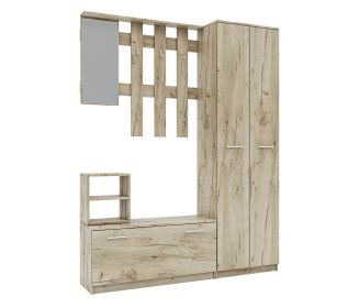 RENO předsíňová sestava, dub Craft šedý RENO předsíňová sestava, dub Craft šedý