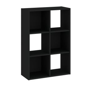 Regál 6P CARINO černá Regál 6P CARINO černá