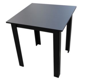 Jídelní stůl TOMEK 70x70 cm černá Jídelní stůl TOMEK 70x70 cm černá