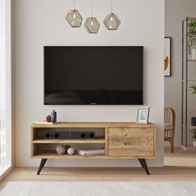 BUGAR TV stolek na nožkách, barva borovice BUGAR TV stolek na nožkách, barva borovice