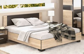 Postel 160 VERONIKA dub sonoma/wenge Postel 160 VERONIKA dub sonoma/wenge