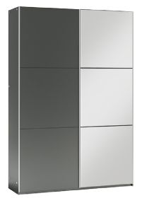 Šatní skříň VALERIANO 120 grafit/grafit Šatní skříň VALERIANO 120 grafit/grafit