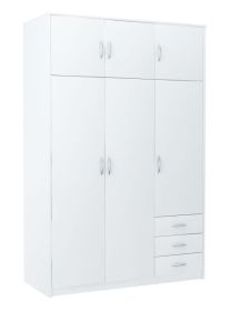 Šatní skříň VIKA 6D3SZ bílá Šatní skříň VIKA 6D3SZ bílá