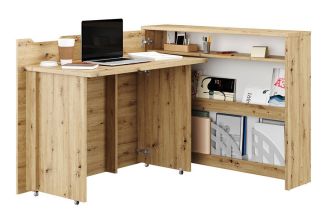 Rozkládací psací stůl levý REBECCA dub artisan Rozkládací psací stůl levý REBECCA dub artisan