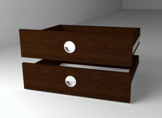 Zásuvky (2ks) 43x60 ke skříni wenge Zásuvky (2ks) 43x60 ke skříni wenge