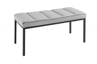 Lavice BOUTIQUE 80 CM světle šedá samet, II. jakost (B) Lavice BOUTIQUE 80 CM světle šedá samet, II. jakost (B)