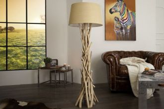 Stojací lampa WILD NATURE 155 CM naplavené dříví Stojací lampa WILD NATURE 155 CM naplavené dříví