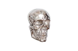 Nástěnná dekorace SKULL 40 CM stříbrná Nástěnná dekorace SKULL 40 CM stříbrná