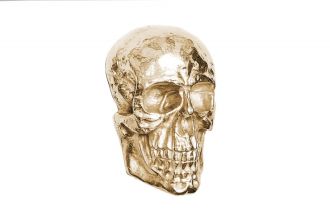 Nástěnná dekorace SKULL 40 CM zlatá Nástěnná dekorace SKULL 40 CM zlatá