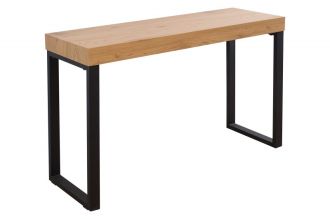 Psací/konzolový stůl BLACK DESK 120 CM dubový vzhled Psací/konzolový stůl BLACK DESK 120 CM dubový vzhled