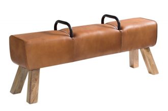 Lavice BOCK 134 CM pravá kůže Lavice BOCK 134 CM pravá kůže