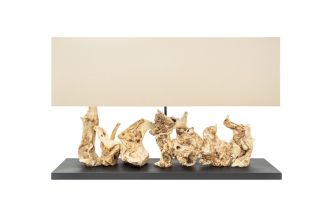 Stolní lampa ARAGON 80 CM masivní dřevo Stolní lampa ARAGON 80 CM masivní dřevo