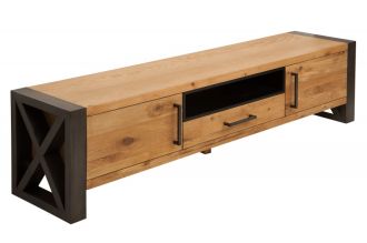 Televizní stolek THOR NATURE 200 CM masiv divoký dub Televizní stolek THOR NATURE 200 CM masiv divoký dub