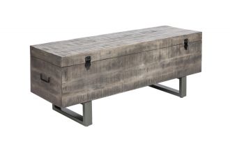 Univerzální truhla FACTORY 115 CM šedá masiv mango Univerzální truhla FACTORY 115 CM šedá masiv mango