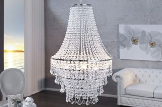 Stropní svítidlo ROYAL CRYSTALS 105 CM chrom Stropní svítidlo ROYAL CRYSTALS 105 CM chrom