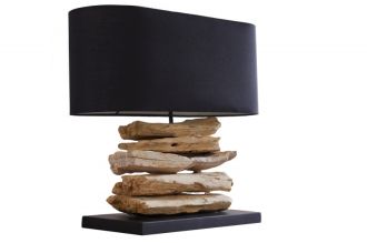 Stolní lampa RIVERINE BLACK 55 CM naplavené dříví Stolní lampa RIVERINE BLACK 55 CM naplavené dříví