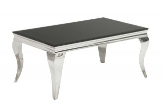 Konferenční stolek MODERN BAROCCO 100 CM černý Konferenční stolek MODERN BAROCCO 100 CM černý