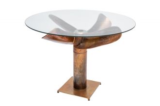 Jídelní stůl OCEAN 105 CM měděný Jídelní stůl OCEAN 105 CM měděný