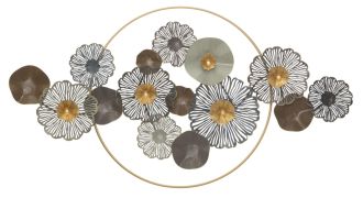 Nástěnná dekorace FLOWER CIRCLE 85 CM Nástěnná dekorace FLOWER CIRCLE 85 CM
