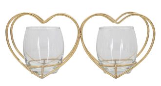 Svícen GOLDEN HEART 27 CM Svícen GOLDEN HEART 27 CM
