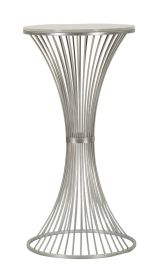 Odkládací stolek FUNNEL 100 CM bílý mramor Odkládací stolek FUNNEL 100 CM bílý mramor