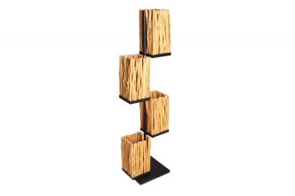 Stojací lampa EUPHORIA 154 CM masiv longanské dřevo Stojací lampa EUPHORIA 154 CM masiv longanské dřevo